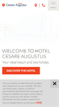 Mobile Screenshot of hotelcesareaugustus.com